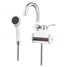 Проточний водонагрівач для ванни з душем настінний 3 кВт з індикатором температури Mixxus Electra 280-EW (MI6113)