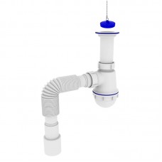 Сифон для мойки 1 1/2 х 40/50 ZERIX ZX4950