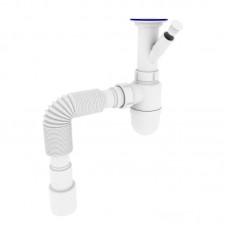 Сифон для раковини із відведенням для пральної машини 1 1/2 х 40/50 ZERIX ZX4949