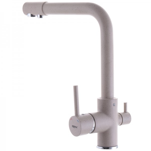 Смеситель для кухни Zerix LR4055K-3 с выходом для питьевой воды (ZX2644)