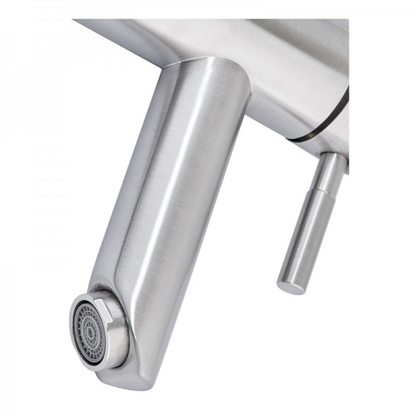 Смеситель для умывальника Champion SUS-001-A (нерж. сталь) (CH6200)