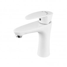 Змішувач для умивальника Plamix Cezar-001 білий PM0661