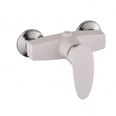 Смесители для душевой кабины Plamix Cezar-003 SET White (со шлангом, лейкой и кронштейном) (PM0665)