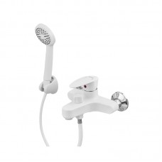 Змішувач для ванни Plamix CEZAR-009 білий PM0692