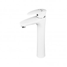 Смеситель для умывальника Plamix Cezar-001 HIGH белый PM0663