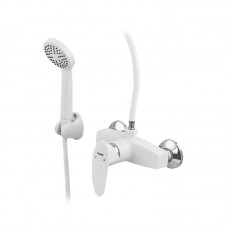 Змішувач для душової кабіни Plamix Cezar-003 білий PM0665