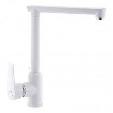 Смеситель для кухни Plamix Mario-017 белый PM0557