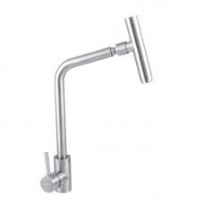 Змішувач для кухні з поворотним аератором Haiba SUS 017 HB3897