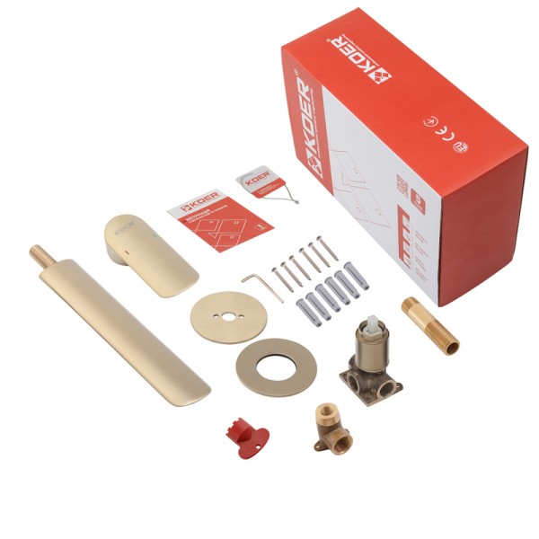 Змішувач для умивальника прихованого монтажу Koer KB-16028-12 KR5299