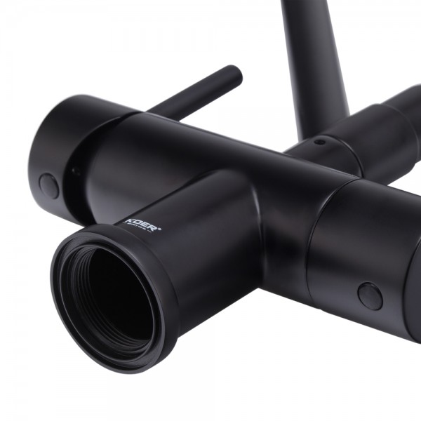 Кухонний змішувач з силік. виливом і вих. для питної води KOER KB-72006-05 (KR3380)