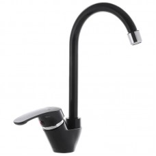 Смеситель для кухни Plamix Afina-011 черный PM0579