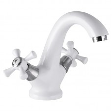 Смеситель для умывальника Mixxus Omega 161 белый MI2765