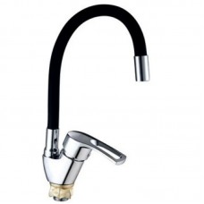 Змішувач для кухні з гнучким виливом Mixxus YUB4-181 чорний MI6481