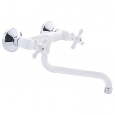 Смеситель для кухни Plamix Amax-361 белый PM0583