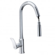 Змішувач для кухні з витяжною лійкою Haiba Bolero 014 HB9591