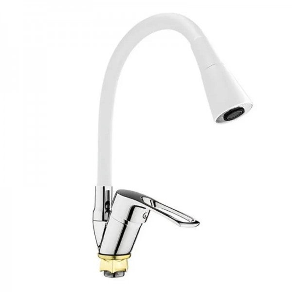 Змішувач для кухні Mixxus Dany 011 (NUT) REFL.WHITE (без підведення) (MI6576)