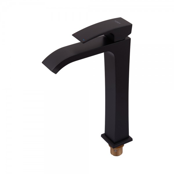 Змішувач для умивальника Koer KB-13007-05 високий чорний KR3445