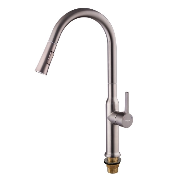 Змішувач для кухні Mixxus Premium PULL 014 графіт MI6959