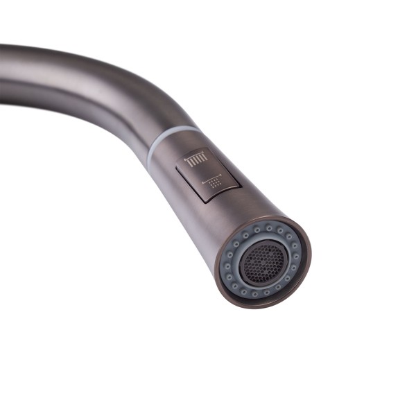 Змішувач для кухні Mixxus Premium PULL 014 графіт MI6959