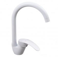 Змішувач для кухні Cron Mars 777-G білий CR0788