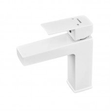 Змішувач для умивальника Plamix Kubus-001 білий PM0671