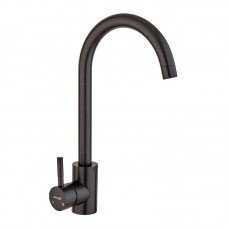 Смеситель для кухни Mixxus SUS-011 Stone Black (нерж. сталь) (MI6209)