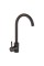 Смеситель для кухни Mixxus SUS-011 Stone Black (нерж. сталь) (MI6209)