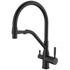Смеситель для кухни MixxusPremium Gravity 021 BLACK REFL.BLACK (MI6978)