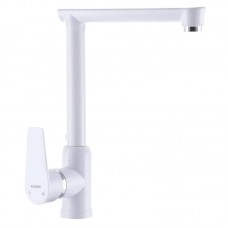 Смеситель для кухни Plamix Mario-017 White (с подводкой) (PM0608)