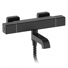 Термостатический смеситель для ванны Koer KB-47011-05 черный KR4721