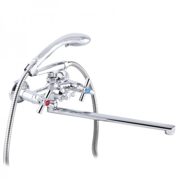 Змішувач для ванни Zerix D4Q 722 з повнооборотною кран-буксою ZX2960