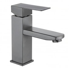 Змішувач для умивальника Mixxus KUB-001 графіт MI6093