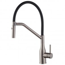 Змішувач для кухні з гнучким виливом Koer KI-70026-07 чорний KR5211