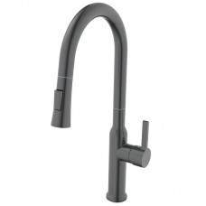 Змішувач для кухні Mixxus Premium PULL 014 графіт MI6959