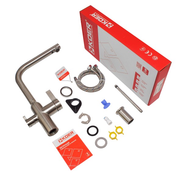 Смеситель для кухни с подключением к фильтру Koer KI-72020-02 KR4797