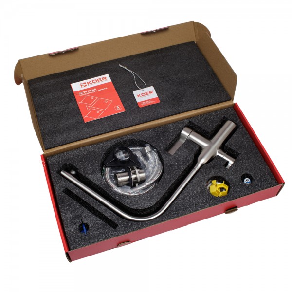 Смеситель для кухни с подключением к фильтру Koer KI-72020-02 KR4797