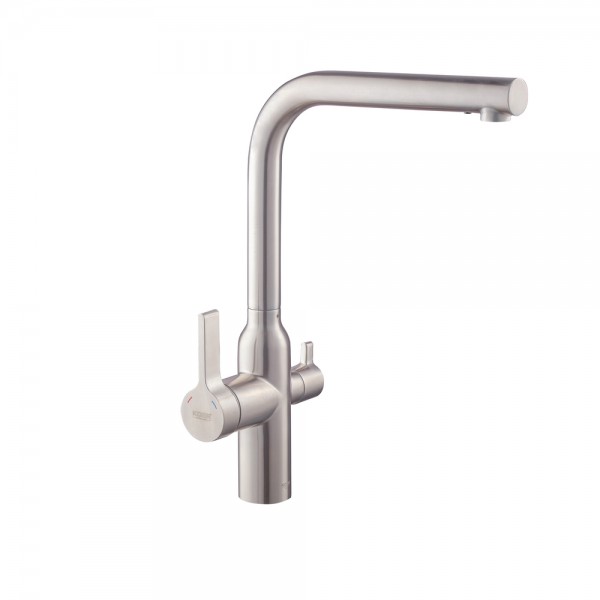 Змішувач для кухні з виходом для питної води Koer KI-72020-02 (з нерж. сталі) (KR4797)