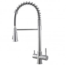 Смеситель для кухни с подключением к фильтру и гибким изливом Koer KB-72025-01 KR5014