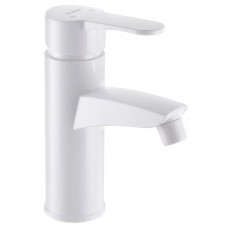Смеситель для умывальника Plamix Sergio-001 белый PM0602