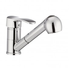 Змішувач для кухні з витяжною лійкою Haiba Focus 014 HB0129