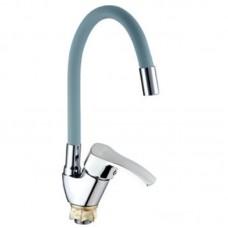 Змішувач для кухні з гнучким виливом Mixxus YUB4-279 сірий MI6485