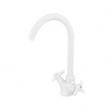 Смеситель для кухни Plamix Pablo-275 белый PM0669