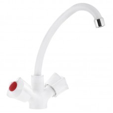 Смеситель для кухни Plamix AMA-271 Белый (без подводки) (PM0580)