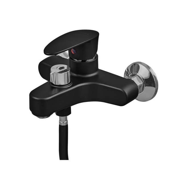 Змішувач для ванни Plamix CEZAR-009 чорний PM0693