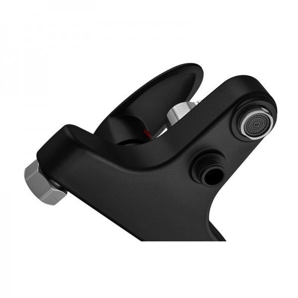 Змішувач для ванни Plamix CEZAR-009 чорний PM0693