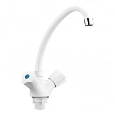 Смеситель для кухни Plamix Omega-271 белый PM0610
