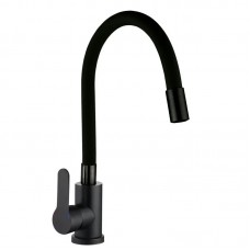 Смеситель для кухни с гибким изливом Zerix DAX-011 черный ZX4820