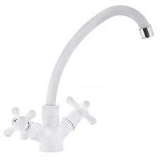 Змішувач для кухні Plamix Amax-271 білий PM0649