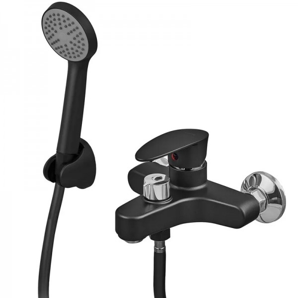 Змішувач для ванни Plamix CEZAR-009 чорний PM0693