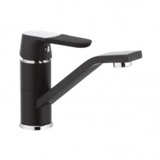 Змішувач для умивальника Mixxus Premium Tiger 555 чорний MI0568